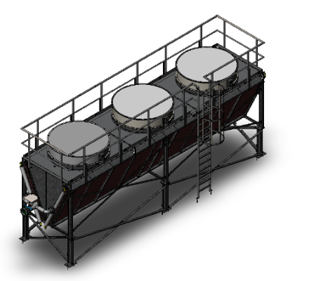 Thiết bị trao đổi nhiệt làm mát bằng không khí tại nhà máy nhiệt điện khí gas turbine